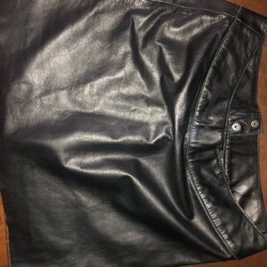 Leather Skirt